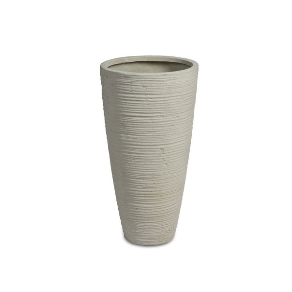 Curved Vase White